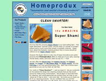 Tablet Screenshot of homeprodux.com